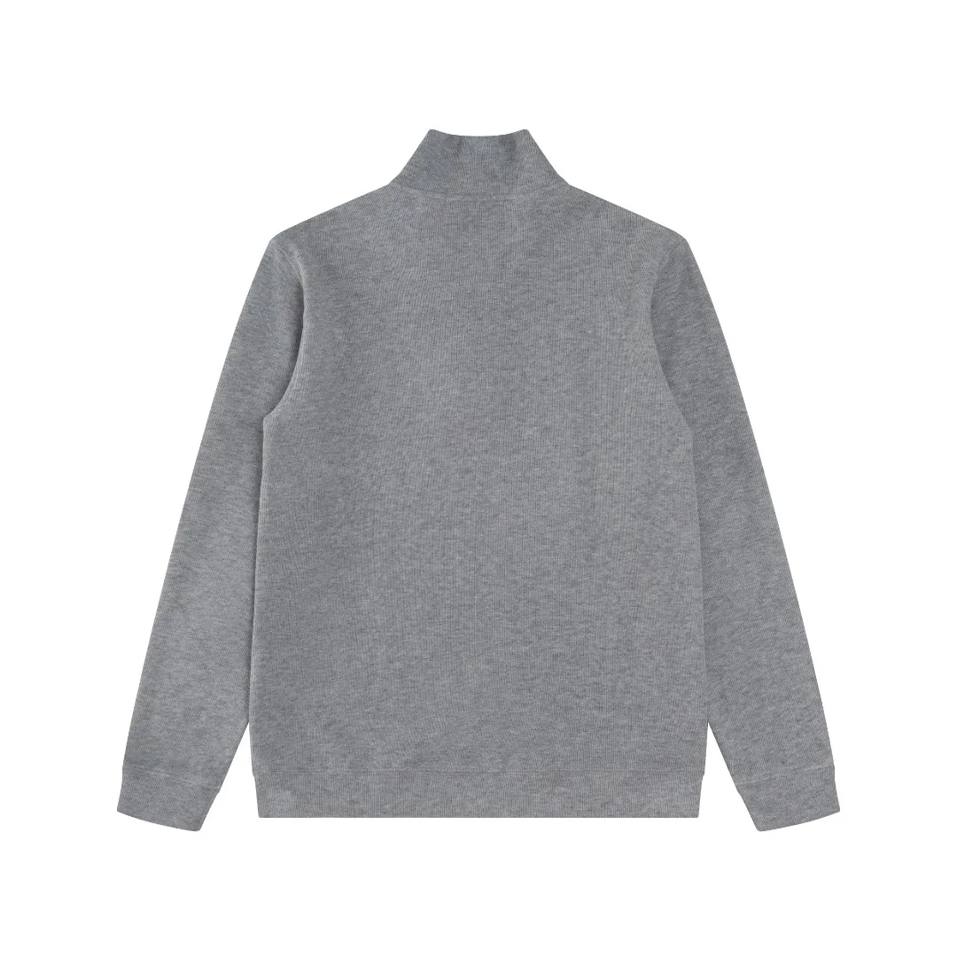 P230 #R97 Ralph lauren twelve-color embroidered pony logo half-zip high-neck long-sleeved knitted sweatshirt. The same style for men and women. The new half-zip sweatshirt for couples to wear in autumn is here! This kind of sweatshirt is really popular this year, even more popular than the hooded sweatshirt. Open the zipper and it can be used as a large lapel, which makes it more fashionable. The color of the classic design of the little war horse on the chest is matched with the embroidery. The simple zipper design echoes the brand logo, so you don’t need to match too much. The sweater version is loose enough! The fabric is custom-woven and dyed 100 cotton. 320g high gram weight 100% cotton knitted cotton with a certain thickness. The fabric is soft and comfortable, and the three-dimensional fabric is full of texture. The stitching is three needles and five threads, which is beautiful and strong. The pattern is also good. Although it is loose, it does not look bulky! - It is not a popular color scheme on the street. The color is pure and highly recommended. The upper body has a particularly high rate of turning heads. Loose style. Big drop shoulder OS style. Same style for men and women. Couple wear. Versatile and practical! Color: Gray, navy, khaki, green label, oatmeal brown label, apricot, black, army green, burgundy, pink, dark gray, light blue, white. Size: S M L XL Length: 70/72/74/76 Bust: 53.5/55.5/57.5/58.5 Shoulder width: 44/45/46/47 Sleeve length: 61/62/63/64